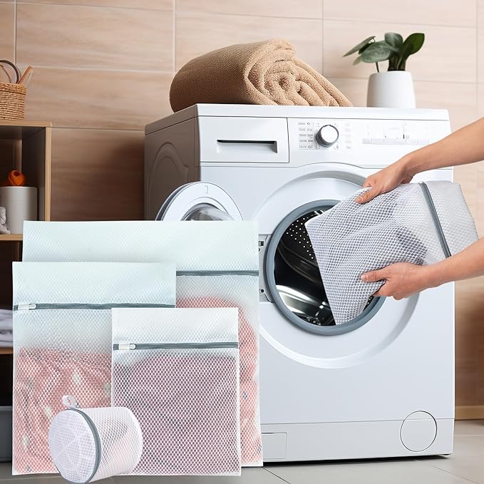 3 Pack Mesh Laundry Bags for Delicates, Mesh Bra Bags - Image 7