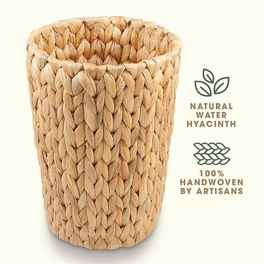 2-Pack Wicker Trash Cans - Image 5