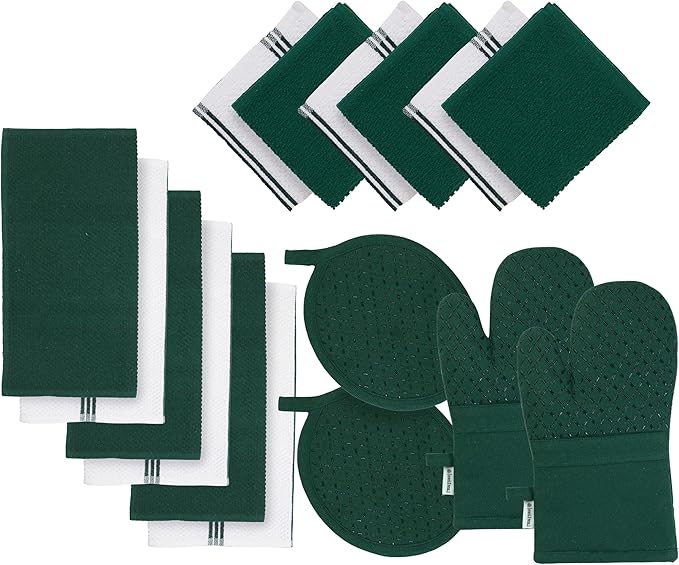 LANE LINEN Dish Towels and Dishcloths Sets by LaneLinen