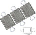 Door Silencer Door Latch Covers Padded Cushion Quiet Closer Door Lock Cover - Image 2