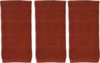 Maroon Rust Cinnamon Kitchen Hand Dish Towels: Oversized 28" x 18", 100% Cotton - Image 7