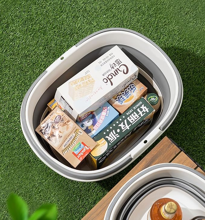 Collapsible Bucket 16L with Handles, Cleaning Mop Bucket Space Saving Foldable - Image 9