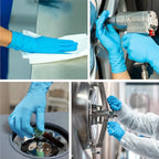 Raxwell Blue Nitrile Disposable Gloves - Image 8