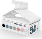 Neaties Heavy Duty Clothes Hangers 50 Pack – Made in The USA – 8lb Capacity by NeatiesHangers