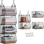 4 Tier Closet Hanging Organizer, Closet Organizers and Storage by X-cosrack