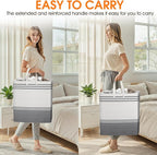 4 Pack Large Laundry Baskets, Laundry Hampers, Freestanding Waterproof - Image 6