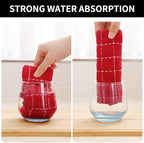 Homaxy 100% Cotton Terry Kitchen Dish Cloths, Ultra Soft and Absorbent Dish - Image 3