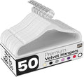 Utopia Home Velvet Hangers 50 Pack – Luxury Non-Slip Slim Pant & Coat Hangers by UTOPIAHOME