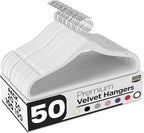 Utopia Home Velvet Hangers 50 Pack – Luxury Non-Slip Slim Pant & Coat Hangers by UTOPIAHOME