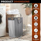 ALCOVA Hanging Laundry Hamper, Space-Saving Mesh Hanging Laundry Bag - Image 6