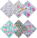 6PCS Thickened Glasses Cleaning Cloth Elegant Flower Design Microfiber Cleaning by BszykzDXI