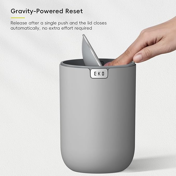 EKO Fandy 0.58 Gal/2.2L Mini Trash Can - Image 7