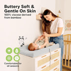 2-Pack Baby Changing Pad Cover for Girl, Boy - Image 3