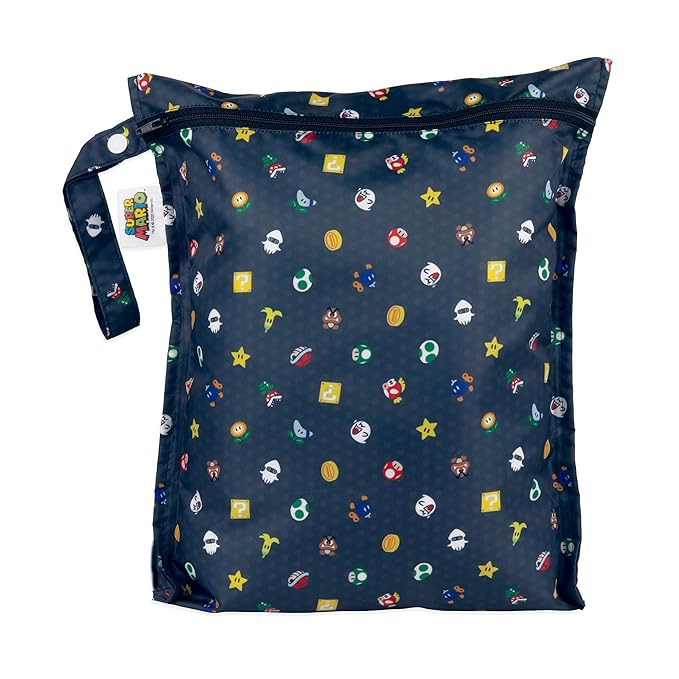 Bumkins Waterproof Wet Bag for Baby, Swim Suit, Cloth Diapers, Pump Parts by Bumkins