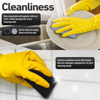 6-Pack Silicone Kitchen Scrubbing Sponges, Heavy-Duty, Non-Scratch Kitchen - Image 4