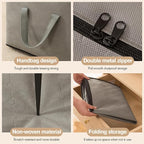 Large Storage Bags, Clothes Storage Bins Foldable Closet Organizers Storage - Image 5