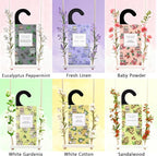 ROSE COTTAGE Large 12 Packs White Gardenia Hanging Closet Deodorizer Air - Image 5