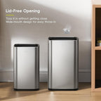 EKO 2-Pack Open Top Trash Can - Image 5