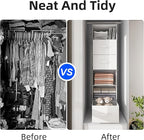 Twira 6-Shelf Hanging Closet Organizer, 2 Separable 3-Shelf Hanging Shelves - Image 4
