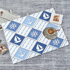 Vintage Nautical Sailboat Anchor Dish Drying Mat 18x24 - Image 8