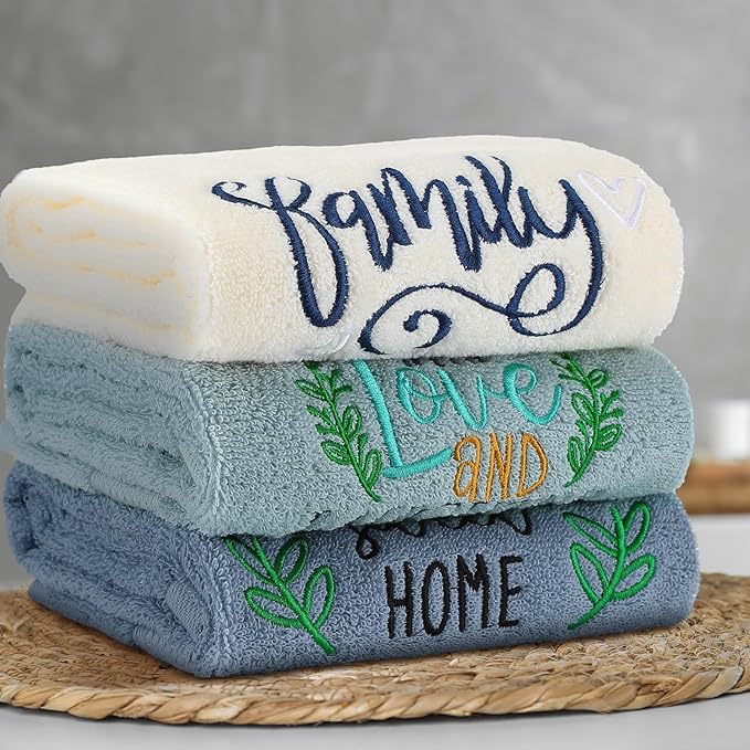 3 Pcs Farmhouse Decorative Hand Towels - Image 5