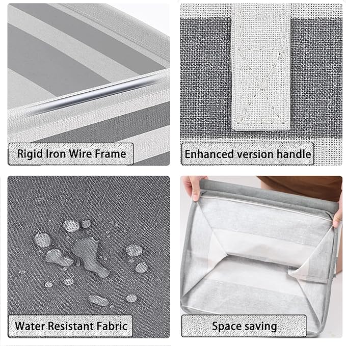 Foldable Laundry Basket，Large Laundry Baskets - Image 4