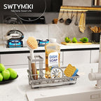 SWTYMIKI Sink Caddy Sponge Holder - Image 2