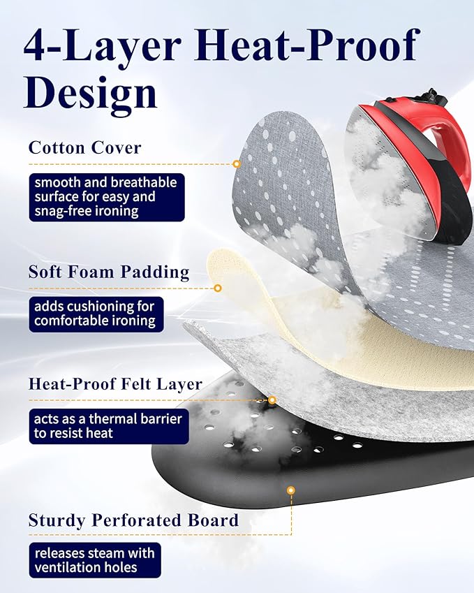 Kitsure Folding Ironing Board - Image 4