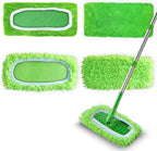 4 Pack Reusable Microfiber Mop Pads Compatible by GreatHomeCleaningHelper
