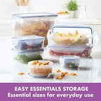 LOCK & LOCK Easy Essentials Food Storage Container Set, 4-Piece -Clear - Image 4