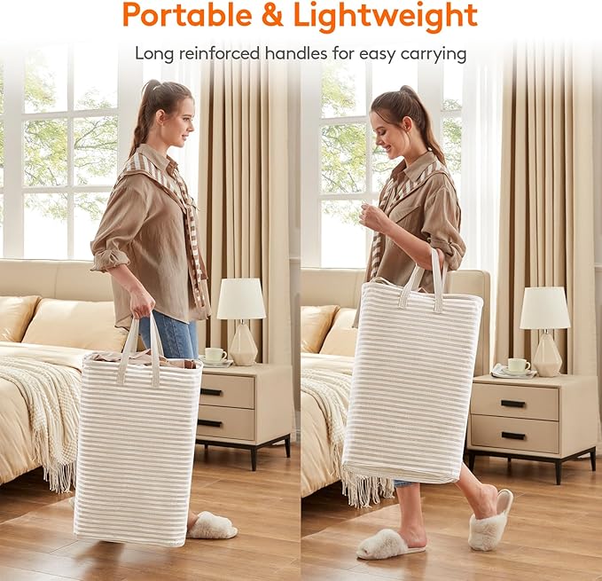 Lifewit 1 Pack Laundry Hamper Large Collapsible Laundry Baskets, Freestanding - Image 4