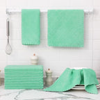 Homaxy 12 Pack Dish Towels for Kitchen, Super Soft and Absorbent Coral Velvet - Image 6