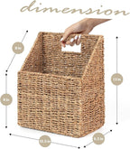 Wicker Hanging Storage Baskets, Seagrass Basket, Wall Decor Baskets, Seagrass - Image 2