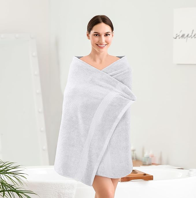 Utopia Towels 4 Pack Premium Bath Towels Set, 27 by 54 Inches, 100% Ring Spun - Image 6