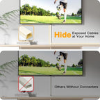Delamu 157in Cord Covers for Wires on Wall, Cord Hider for 1 Cord, Paintable - Image 5