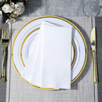 FOCUSLINE 100 Disposable Bathroom Napkins, Linen-Feel Paper Guest Towels - Image 8