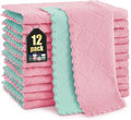 Homaxy 12 Pack Kitchen Cloths Dish Towels, Super Soft and Absorbent Dish Cloths by Homaxy