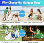 Trash Bags 7 Gallon Medium Kitchen Drawstring Bathroom Garbage Bags, Fit 7 Gal - Image 5