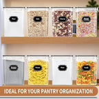 PRAKI Large Airtight Food Storage Containers 5.2L / 195oz, Baking Supplies - Image 7
