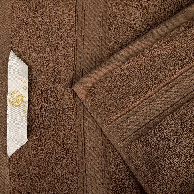 SUPERIOR Egyptian Cotton Pile 8 Piece Towel Set, Includes 2 Bath, 2 Hand - Image 9