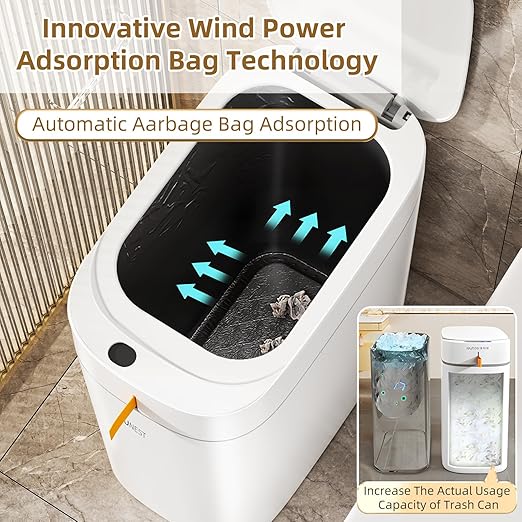 funest Smart Bathroom Trash Can - Image 3