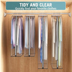 Clear Garment Bag for Hanging Clothes 10” Gusseted, Suit Bags for Open Closet - Image 6