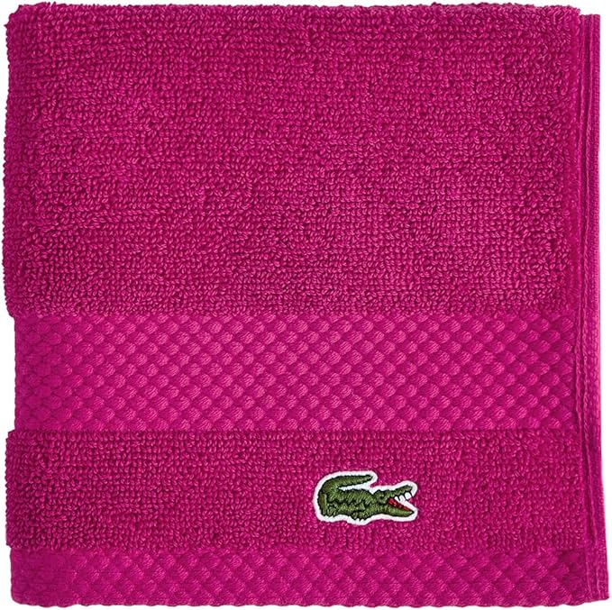 Lacoste Heritage 100% Supima Cotton Wash Cloth, Premium Super Soft Bath Towel - Image 4