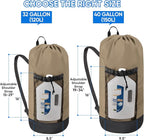 BALEINE 150L Laundry Bag Backpack, 900D Oxford Fabric Large Travel Laundry Bags - Image 3