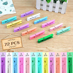 Phinus 72 Pcs Wooden Clothes Pins, 2.9 Inch Clothes Pins - Image 5