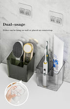 Set Of 2 Storage Organizer Bins Wall Mounted Shower Caddy, Bathroom shelves - Image 3