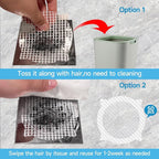 VIVIDLY 200 Pack Disposable Shower Drain Cover Hair Catcher Shower Drain Mesh - Image 4