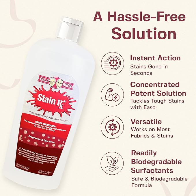 Stain Remover, Effectively Eliminates Stains from Wine, Berries & Blood on - Image 3