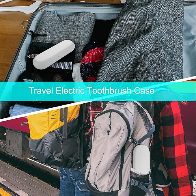 Cosmos Pack of 2 Plastic Travel Case Toothbrush Carrying Case Holder Container - Image 7