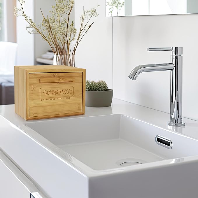Luxe Bamboo Towel Container - Image 7